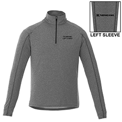 PULLOVER, MEN'S 1/4 ZIP WITH CO-BRAND