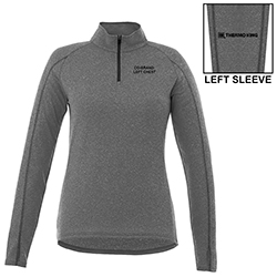 PULLOVER, LADIES 1/4 ZIP WITH CO-BRAND